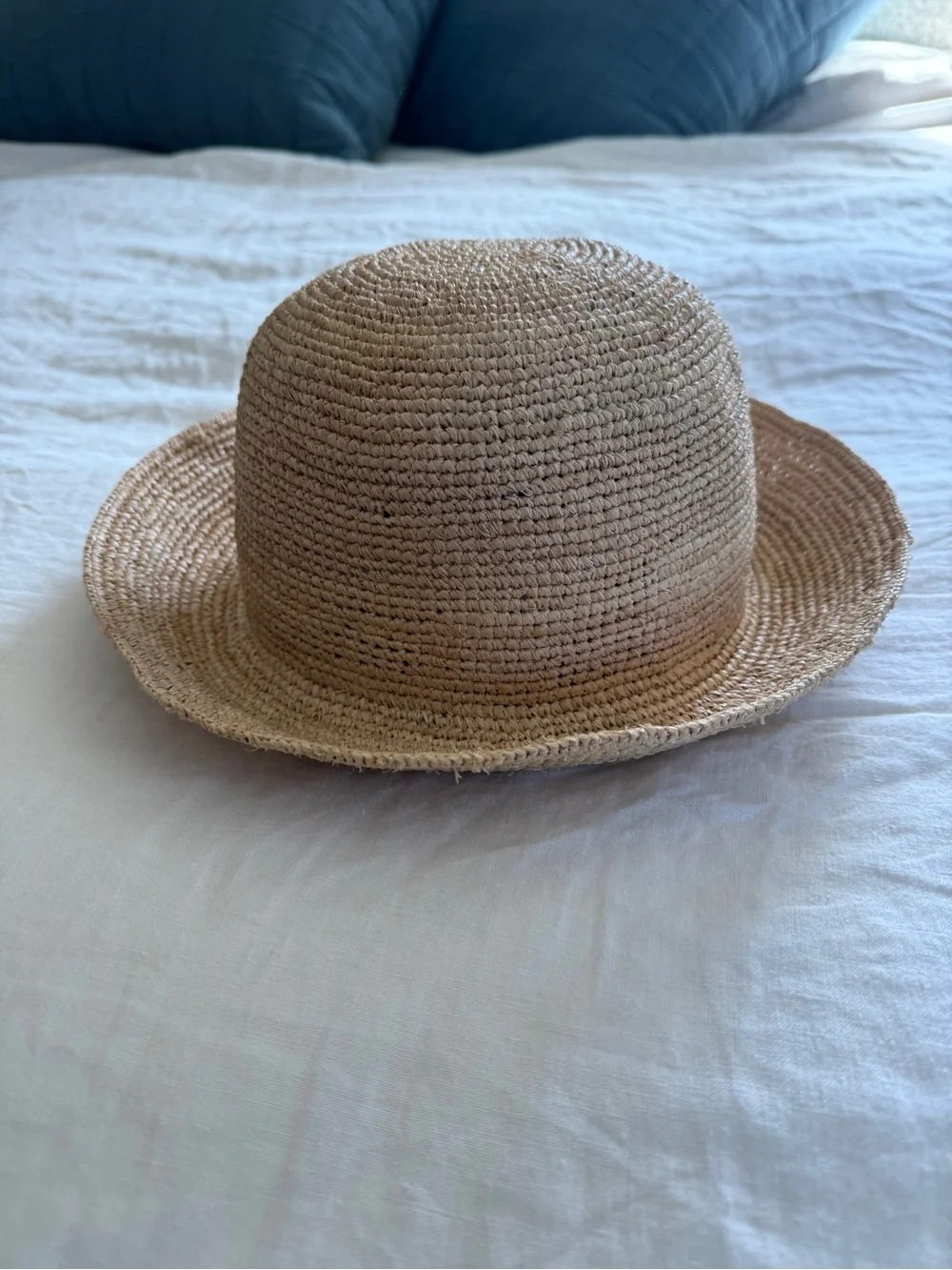 Sunny Sand | Crushable Straw Bucket Hat